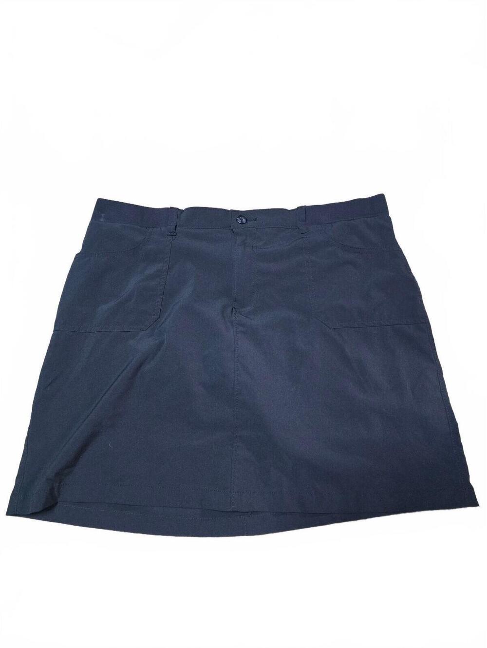 Riders by Lee Women’s Size 18 Black Skort Pull-On Stretch Golf  Skirt Shorts